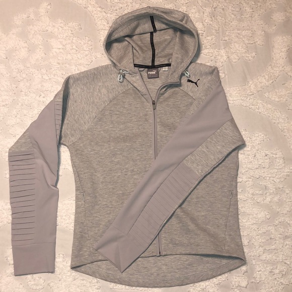 Puma Jackets & Blazers - Women’s Grey Puma Jacket